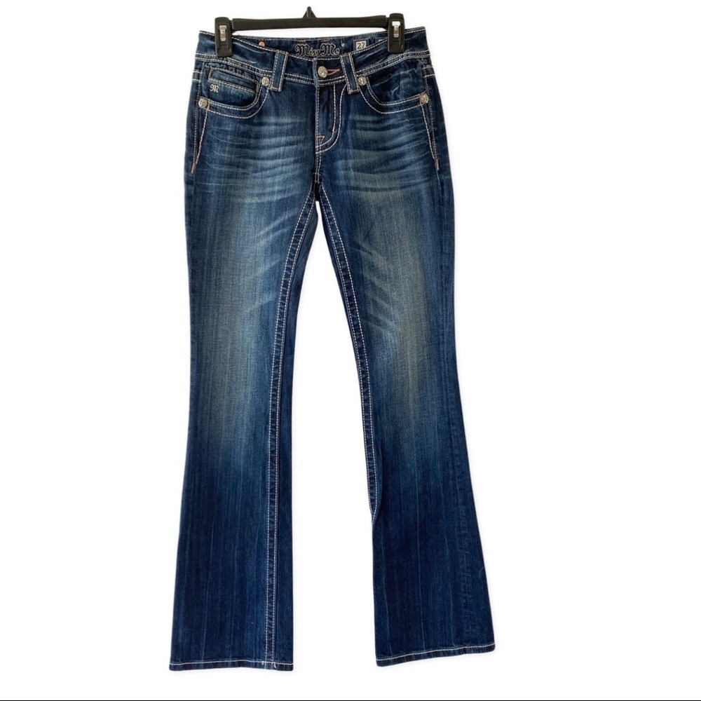 Miss Me Blue Flare Leg Cotton Boot Cut Denim Jeans US27 ($109)